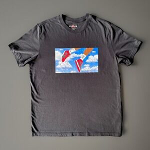 Nike Air Jordan Flight Essentials Shoes Black T Shirt Size XL